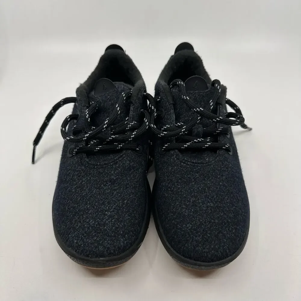 Allbirds Womens Merino Wool Runners US 7 Black Everyday Sneakers Running Shoes